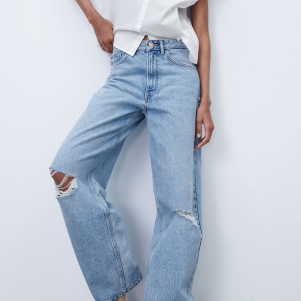 Zara wide leg jeans